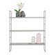 HOUSE NORDIC Vghylde, stl, cool grey, 3 hylder, 48x17x55 cm