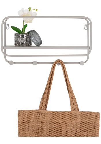 HOUSE NORDIC Hattehylde, stl, cool grey