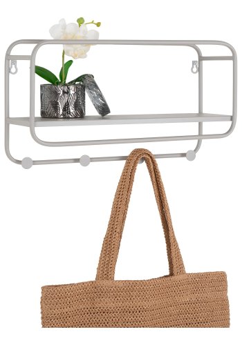 HOUSE NORDIC Hattehylde, stl, cool grey