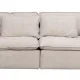 ROWICO Rawlins 3 pers. sofa, m. 4 hynder - beige stof