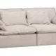 ROWICO Rawlins 3 pers. sofa, m. 4 hynder - beige stof