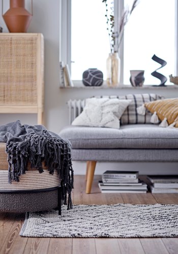 BLOOMINGVILLE Frid Vase, Natur, Glas