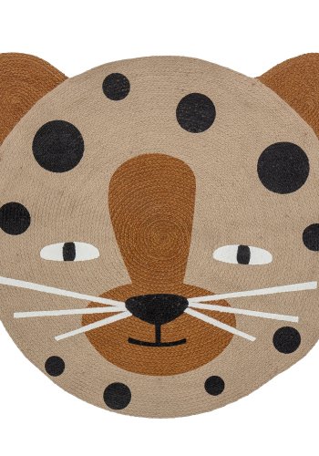 BLOOMINGVILLE MINI Naffie Tppe, Brun, Jute, H: 100cm, L: 104cm