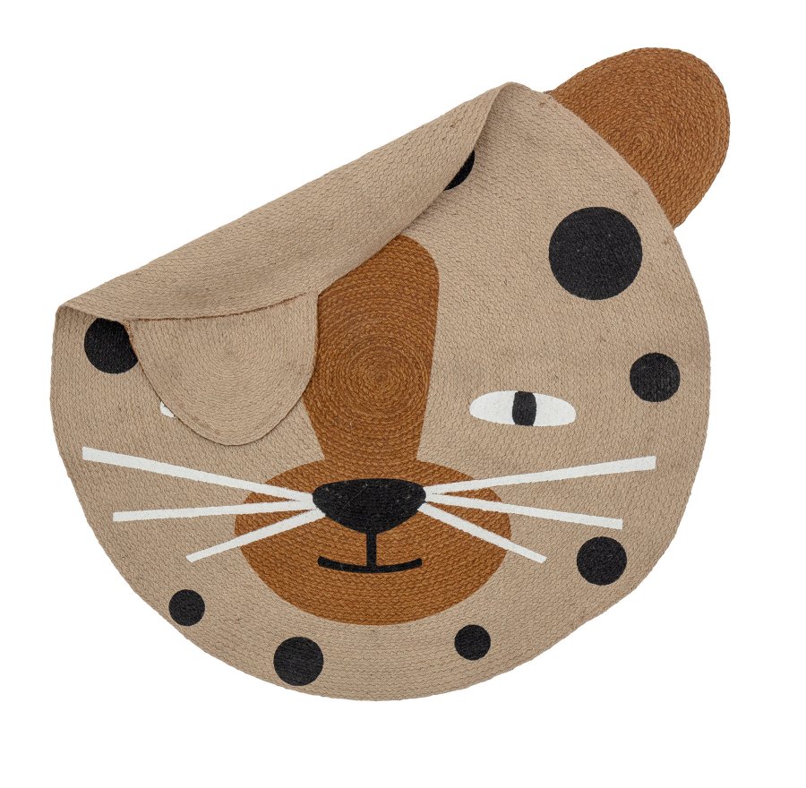 BLOOMINGVILLE MINI Naffie Tppe, Brun, Jute, H: 100cm, L: 104cm