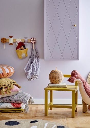 BLOOMINGVILLE MINI Naffie Tppe, Brun, Jute, H: 100cm, L: 104cm