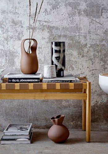 BLOOMINGVILLE Nicita Vase, Brun, Stentj