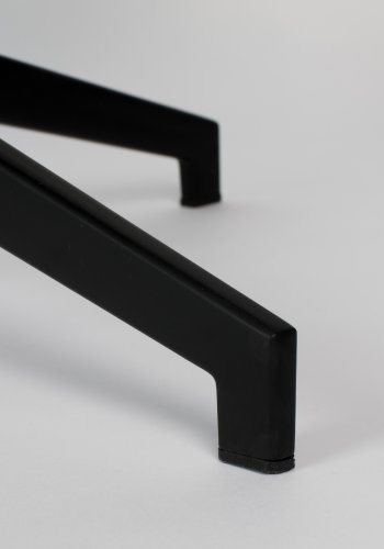 ZUIVER Uncle Jesse fodskammel - gr polyester og sort stl (50x44)