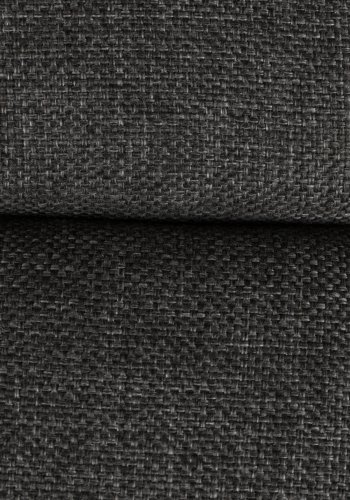 DUTCHBONE Bar fodskammel, rektangulr - mrkegr polyester og sort stl (67x51,5)