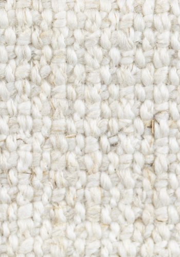 ZUIVER Sense fodskammel, kvadratisk - creme polyester og plast