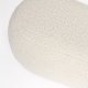 WHITE LABEL LIVING Noxx puf - hvid polyester og MDF (120x46)