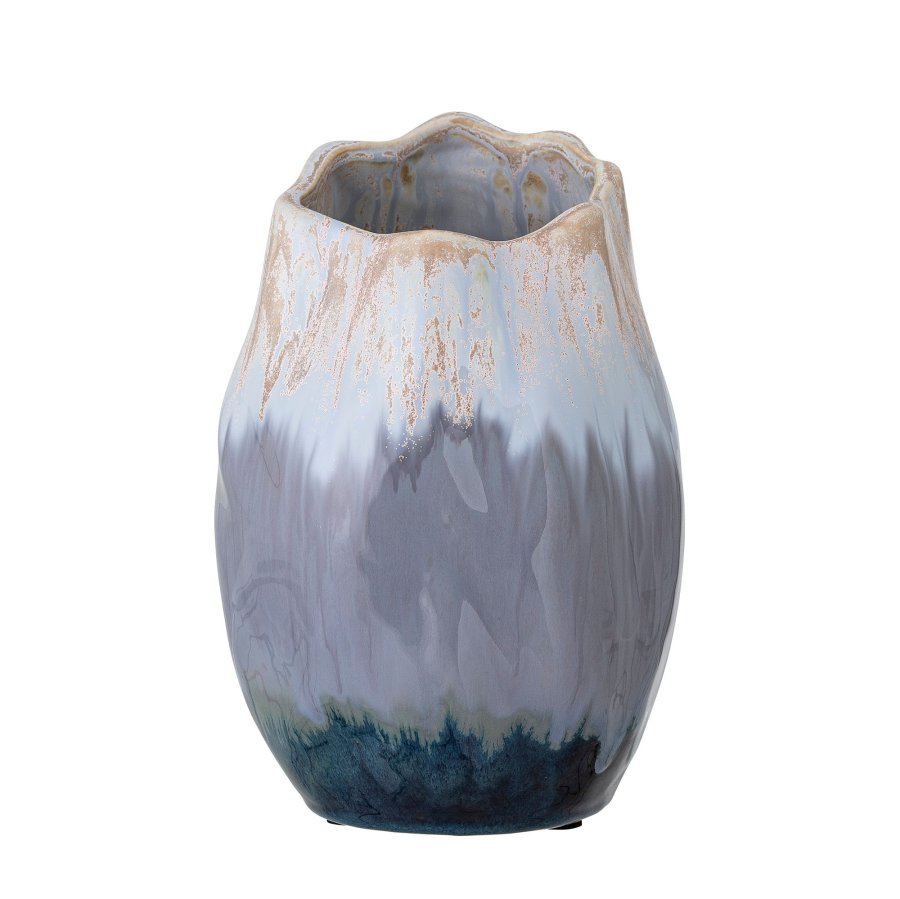 BLOOMINGVILLE Jace Vase, Bl, Keramik