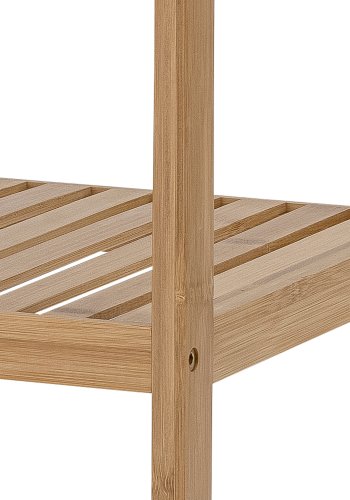 BLOOMINGVILLE Aden reol, m. hjul - natur bambus (H: 85cm)(H:85cm x30cm x cm)