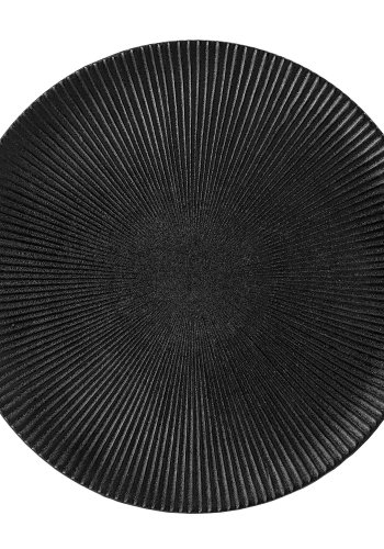 BLOOMINGVILLE Neri Tallerken, Sort, Stentj D: 29cm