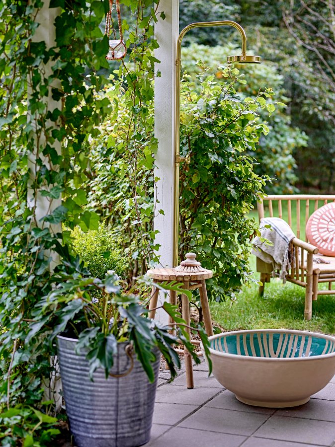 BLOOMINGVILLE Evar Urtepotteskjuler, Gr, Galvaniseret jern, st af 2