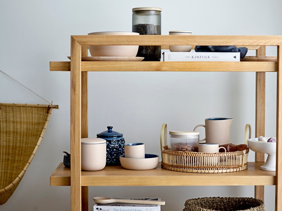 BLOOMINGVILLE Ri Vg Dekoration, Natur, Bambus W: 16cm, H: 43cm, L: 47cm