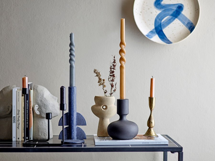 BLOOMINGVILLE Ozcar Vg Dekoration, Bl, Stentj H: 5cm, D: 30cm