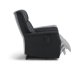 Lucas recliner stol, m. 1 motor, vippefunktion, fodskammel og armln - sort lder/PVC