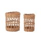 BLOOMINGVILLE Jala Kurv, Natur, Rattan, st af 2