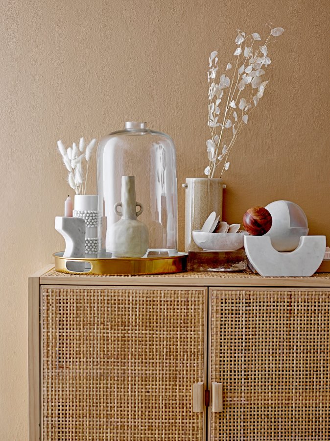 BLOOMINGVILLE Barrit Vase, Hvid, Stentj