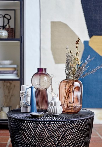 BLOOMINGVILLE Barrit Vase, Hvid, Stentj