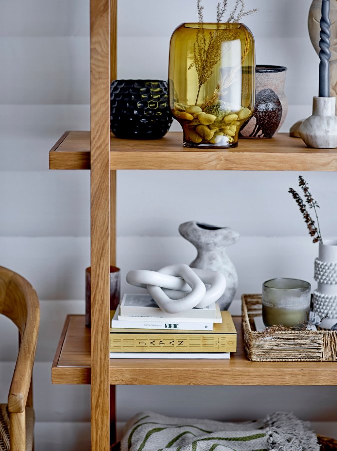 BLOOMINGVILLE Barrit Vase, Hvid, Stentj