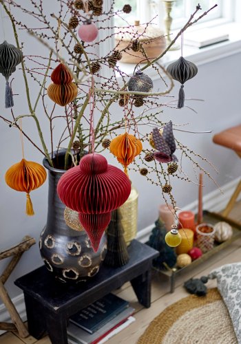 BLOOMINGVILLE Birk Tppe, Brun, Jute D: 90cm