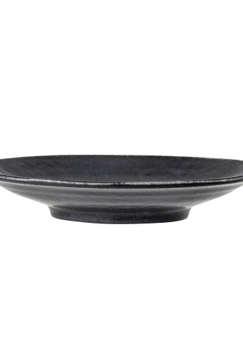 BLOOMINGVILLE Yoko Tallerken, Sort, Porceln, st af 4, D16xH3 cm