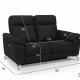 Selesta 2 pers. sofa - sort stof
