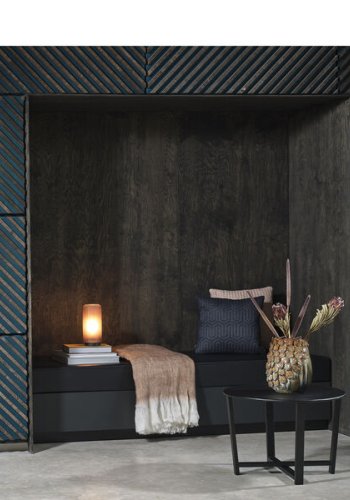 VILLA COLLECTION Wismar sofabord, rund - sort metal (61,5)