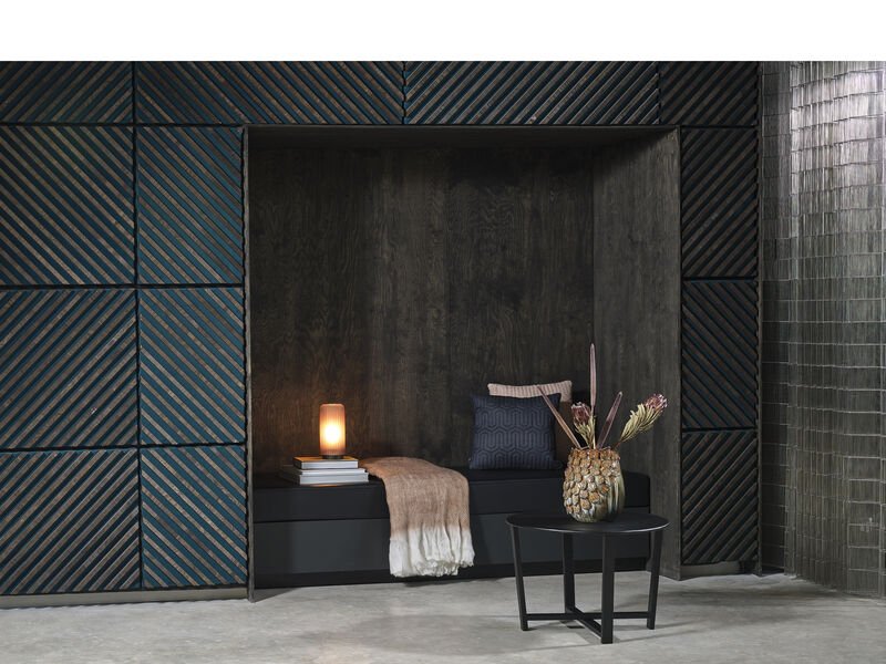 VILLA COLLECTION Wismar sofabord, rund - sort metal (61,5)