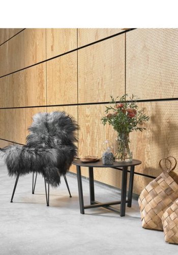 VILLA COLLECTION Wismar sofabord, rund - sort metal (61,5)