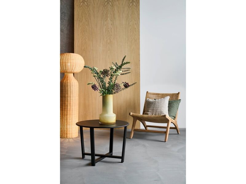 VILLA COLLECTION Wismar sofabord, rund - sort metal (61,5)