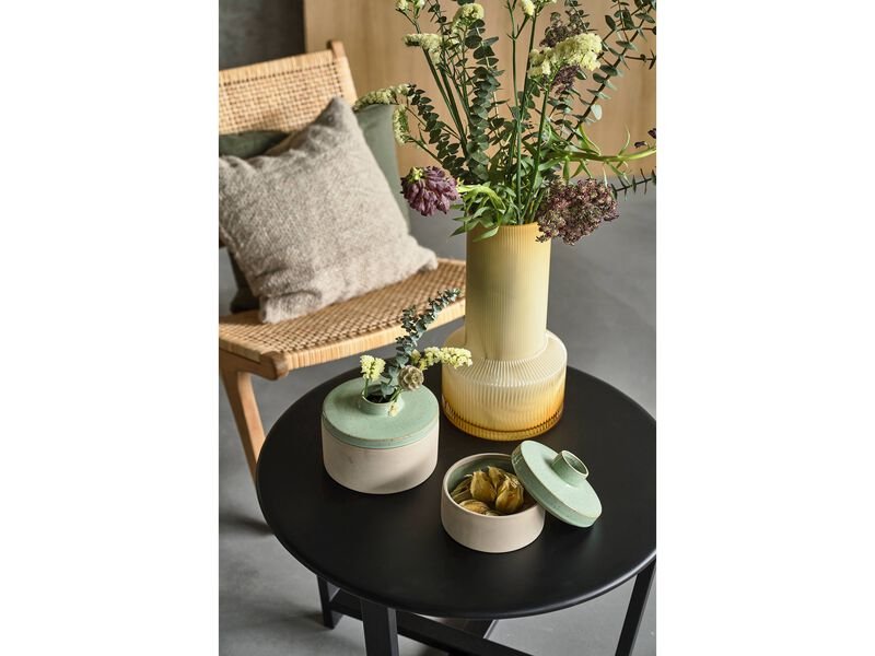 VILLA COLLECTION Wismar sofabord, rund - sort metal (61,5)