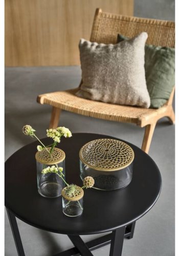 VILLA COLLECTION Wismar sofabord, rund - sort metal (61,5)