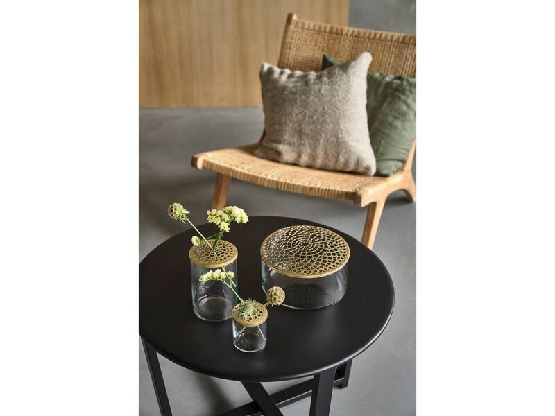 VILLA COLLECTION Wismar sofabord, rund - sort metal (61,5)