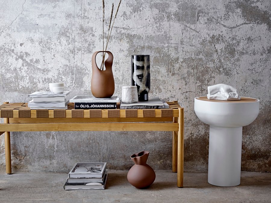 BLOOMINGVILLE Nicita Vase, Brun, Stentj