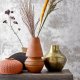 BLOOMINGVILLE Nezha Deko Vase, Sort, Terrakotta, st af 3