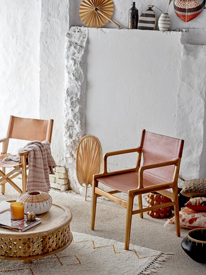 BLOOMINGVILLE Nezha Deko Vase, Sort, Terrakotta, st af 3