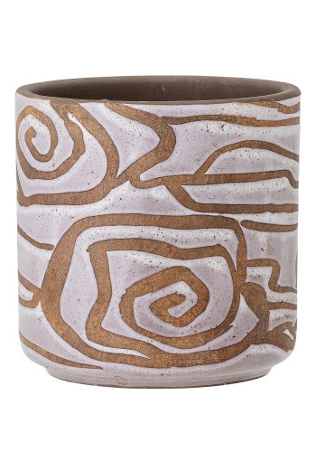 BLOOMINGVILLE Lija Deko Urtepotte, Hvid, Terrakotta