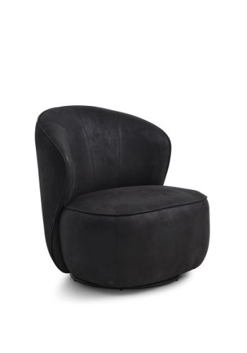 Theo drejestol - onyx sort micro lder bull