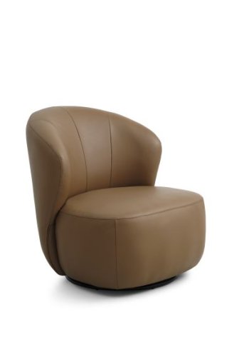 Theo drejestol - cognac lder