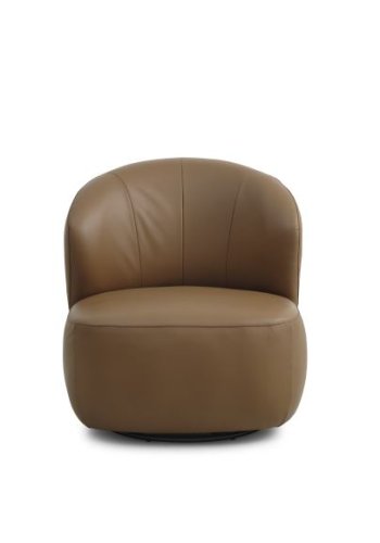 Theo drejestol - cognac lder