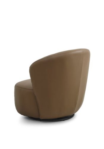 Theo drejestol - cognac lder