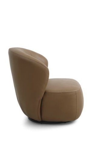 Theo drejestol - cognac lder