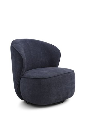 Theo drejestol - bl stof