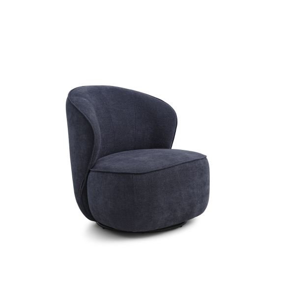 Theo drejestol - bl stof