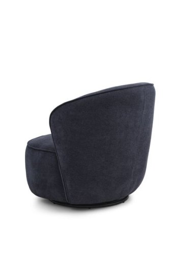 Theo drejestol - bl stof