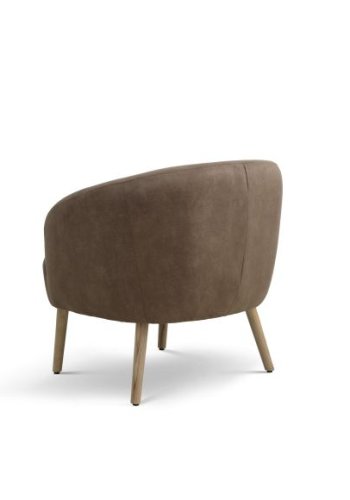 Conrad loungestol, m. armln - mandel micro lder bull og natur tr