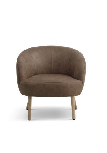 Conrad loungestol, m. armln - mandel micro lder bull og natur tr