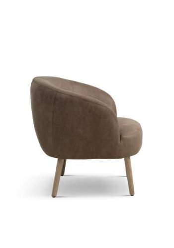 Conrad loungestol, m. armln - mandel micro lder bull og natur tr